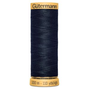 Gutermann Natural Cotton 100m Navy Col 5412 |