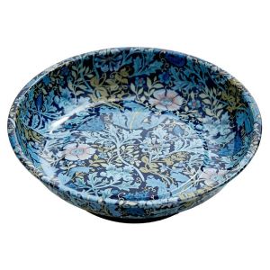 Magnetic Pin Dish, Arts & Crafts Woodblock Design | 