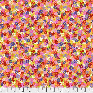 Migration Fabric: Butterfly Bush Petals Multi (per 1/4 metre) | 