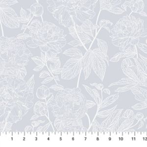Indelible Soft fabric: Peony Grey, Lush | 