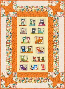 Fur-Ever Friends, Cats Quilt Kit | 