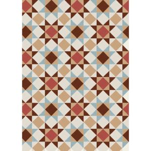 Cosy Home fabric: Cosy Home Sketchy Stars Warms and blue | 