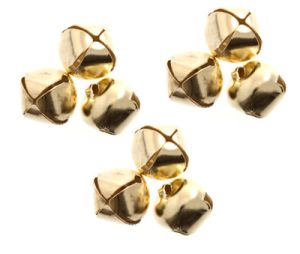 Jingle Bells: 10mm: Gold: 9 Pack |