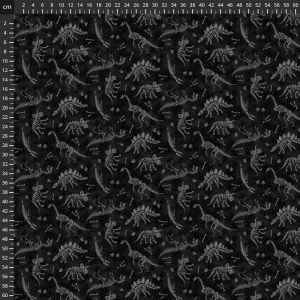 Dinosaurs Dinosaurs fabric: Scattered Skeletons | 
