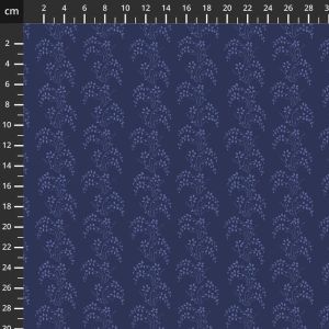 Classic Coordinates, Jasper Blue, Border Lace, Navy |