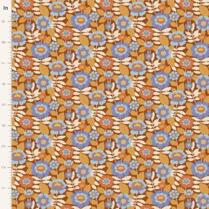 Tilda Wallflower fabric: Beverly, Caramel | 