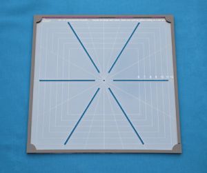 Westalee Ruler Crosshair Square 12.5" 6 Point | 