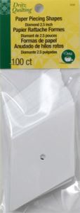 English Paper Piecing  60 degree Diamond 2.5" 100 pieces | 