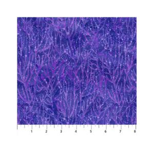 Coral Reef fabric: Coral, Purple | 
