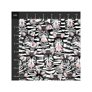 Jungle Buddies fabric: Zebras | 