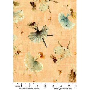 Sugar, Spice, Everything Nice  fabric, Dancers, Pink | 