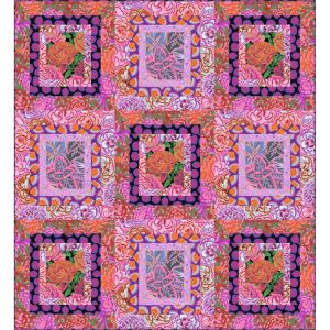 Kaffe Fassett Rasperry Ripples Quilt Kit | 