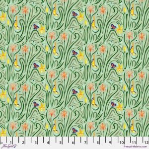 Backyard Wonder fabric: Daylift Dance, Sky | 