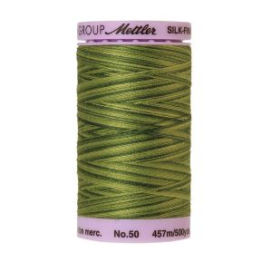 Mettler 50 Variegated Cotton Thread 9818, Ferns | 