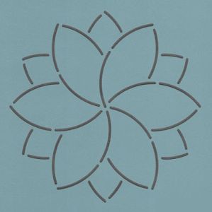 Quilt Stencil 7" Zion 22 |