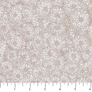 Indelible Soft fabric: Chrysanthemum Brown, Vintage | 