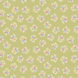 Petite Fleur Fabric: Posy, Green |