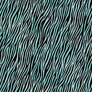 Jewel Tones Animal Prints fabric: Zebra Teal (per 1/4 metre) |