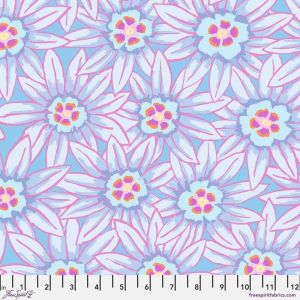 Kaffe Fassett Fabric Potentilla, Blue | 