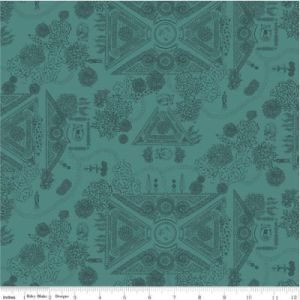 Mansfield Park fabric: Landscape, Green |