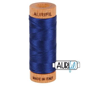 Aurifil 80 Cotton Thread 2784 Dark Navy | 