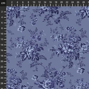 Classic Coordinates, Jasper Blue, Flower Picking Hedge, Blue Iris |