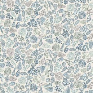 Driftwood fabric, Shells, Cream | 