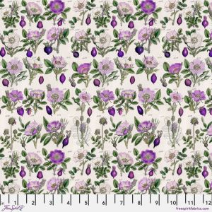 Eclectic Elements Palette fabrics, Purple Botanical | 