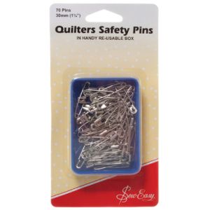 Sew Easy Safety Pins Size 1 Nickel (30mm) |