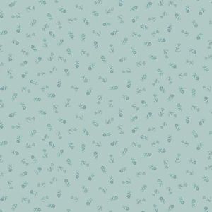 Petite Fleur Fabric: Spring, Teal |