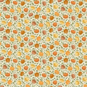 Hello Autumn Fabric, Pumpkin Spice, Cream | 