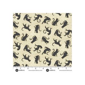 Charmed Fabric, Whiskers, Cream | 