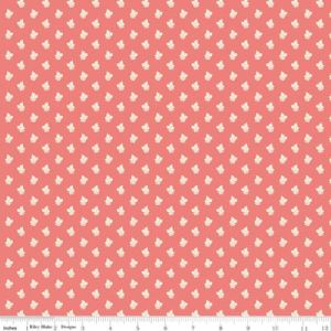 Sense and Sensibility Fabric Lucy Coral (per 1/4 metre) | 