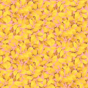 Trees fabric: Leaves Gold (per 1/4 metre) | 