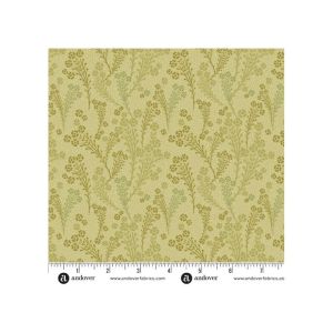 Lush fabric, Sprigs, Gold | 