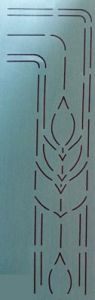 Quilt Stencil 2.5" Wheat Border |