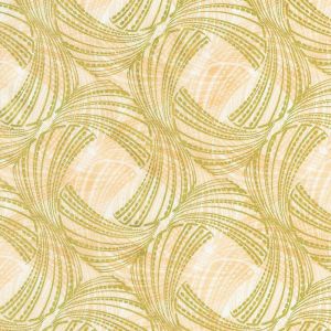 Golden Feathers fabric: Feather Swirls, Parchment |