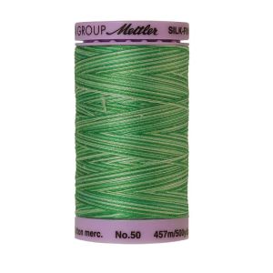Mettler 50 Variegated Cotton Thread 9821, Minty | 