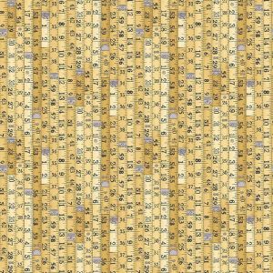 Atelier fabric: Measurements, Yellow | 