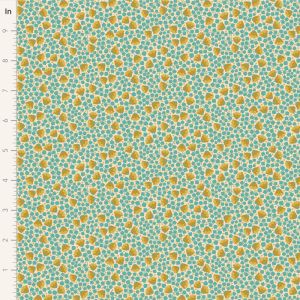 Tilda Bellflower Blenders fabric: Bellflower, Teal | 