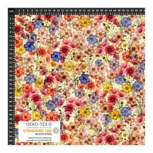 Wistful Blooms fabric: Anemone, Multi | 