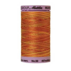 Mettler 50 Variegated Cotton Thread 9858, Falling Leaves | 
