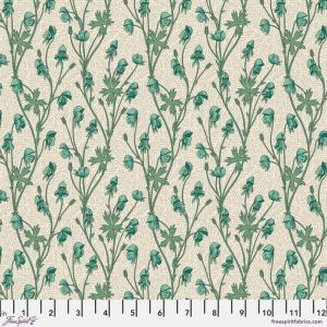Bedford Park fabric: Small Monkshood, Mineral |