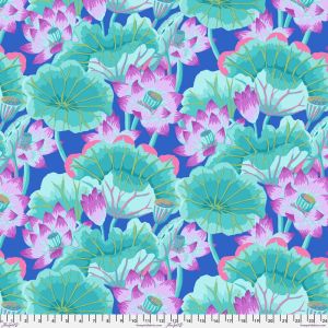 Kaffe Fassett Fabric Lake Blossoms Turquoise (per 1/4 metre) |