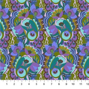 Shooting Star fabric: Unfurl, Storm Cheery | 