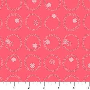 Sea Botanica Fabric: Lucky Charms Pink (per 1/4 metre) |