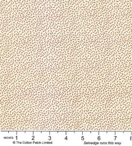 Classic Coordinates Fabric: Tint Squiggels Red (per 1/4 metre) | 