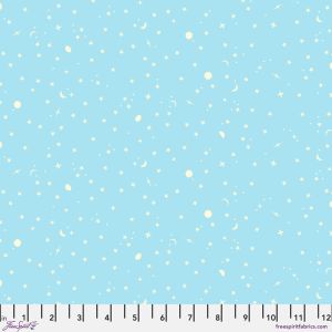 Tula Pink True Colours Fabric: Space Sprinkles, Waterfall | 